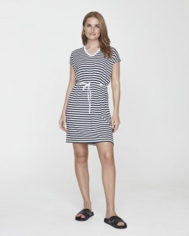 Holebrook Kajsa Tee Dress Navy/White